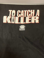 ヴィンテージ Vintage 90s 90's Hanes To Catch a Killer 殺人犯を捜せ 映画 ムービーＴ 袖裾シングルステッチ USA製 MADE IN USA XL Tシャツ プリント ブラック LLサイズ 101MT-2538