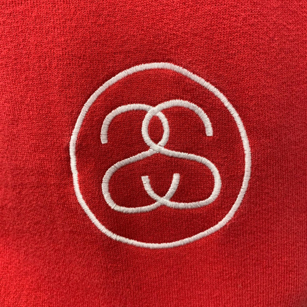 ステューシー STUSSY 90s オールド AUTHENTIC GEAR スタジャン ジャケット レッド Mサイズ 201MT-4744