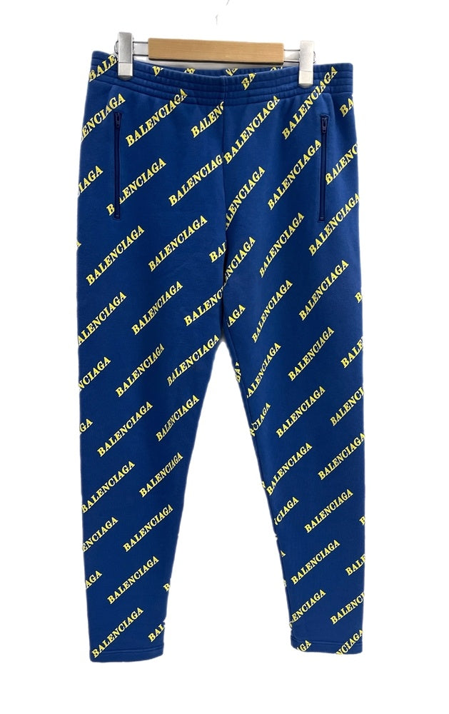 バレンシアガ BALENCIAGA ロゴプリント スウェットパンツ SLIM TRACK
