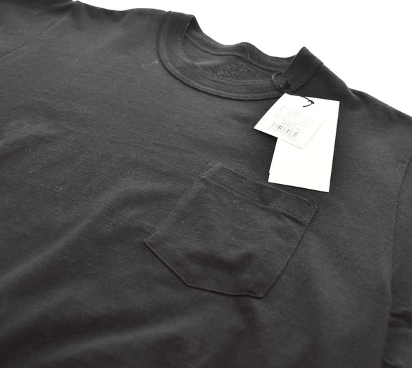 サカイ Sacai 23AW レイヤード バックロゴプリント クルーネック長袖Tシャツ 黒 23-0525S 2 ブラック 103MT-2185