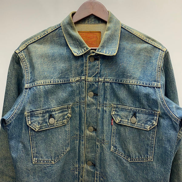 【曜日割引対象外】 リーバイス Levi's 90's 71507-XX 2nd 日本製 デニム ジャケット ブルー 40サイズ 201MT-4218 VB