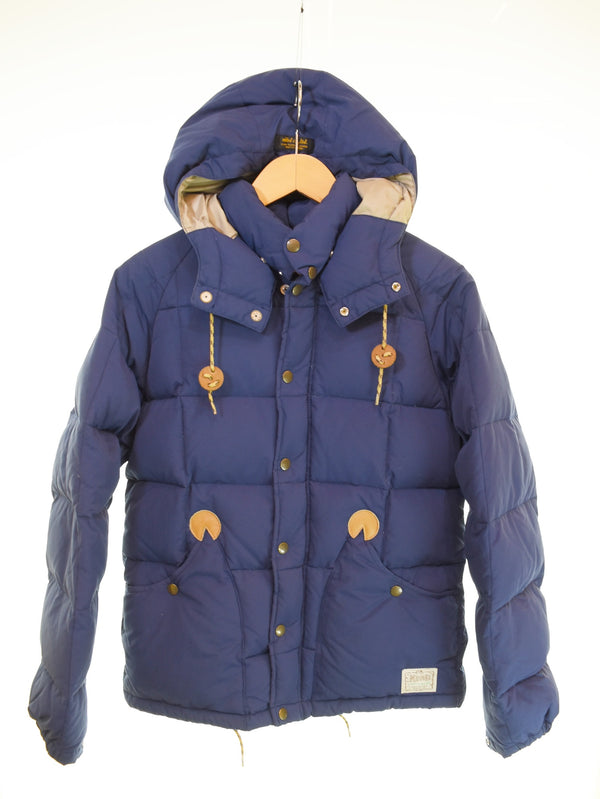 ネイバーフッド NEIGHBORHOOD 12AW ICEWALL/N-JKT アイスウォール フード付きダウン アウター 122TNNH-JKM01 ジャケット ネイビー Sサイズ 103MT-3344