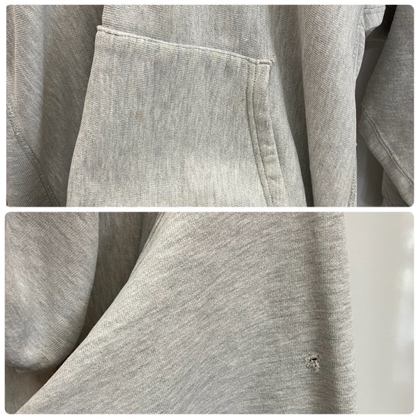 【曜日割引対象外】 チャンピオン Champion 80's REVERSE WEAVE USA製 トリコタグ CORTLAND パーカ グレー XLサイズ 201MT-3660 VB