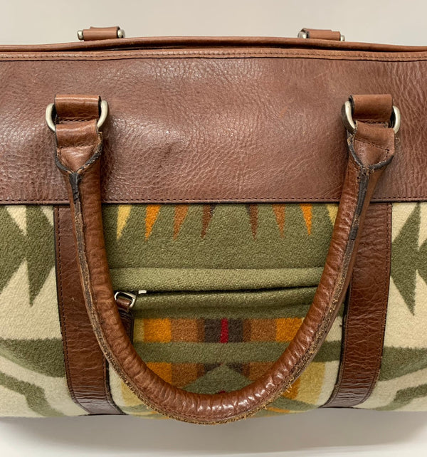 ペンドルトン PENDLETON Leather Weekender Bag バッグ メンズバッグ ボストンバッグ ブラウン 201goods-534 VB