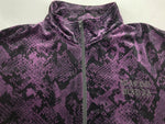 ワコマリア WACKO MARIA 21FW PYTHON VELVET JACKET パイソン ベルベット ジャケット 紫 ジャケット 総柄 パープル Mサイズ 104MT-1461