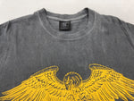 サブカルチャー Subculture vintage body eagle Tee ヴィンテージ加工 イーグル Tシャツ 黒 サイズ1 Tシャツ プリント ブラック 104MT-1480