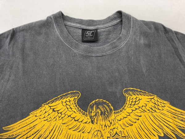 サブカルチャー Subculture vintage body eagle Tee ヴィンテージ加工 イーグル Tシャツ 黒 サイズ1 Tシャツ プリント ブラック 104MT-1480
