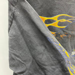 【曜日割引対象外】 ハーレーダビットソン HARLEY-DAVIDSON イーグル フレイム USA製 ロンT ブラック XLサイズ 201MT-4738 VB