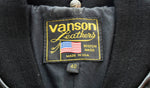 バンソン VANSON USA製 レーシングジャケット シングルライダース  75694A 40 ジャケット ブラック 103MT-1099