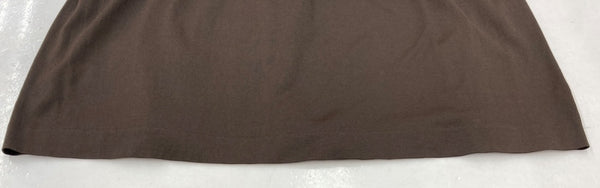 バーバリー Burberry ロンドン London 三陽商会 フレンチスリーブ ドレス French Sleeve Dress ゴールドボタン ノバチェック BROWN 茶色 FMA90-562-55 ワンピース 無地 ブラウン SIZE40 104LT-125