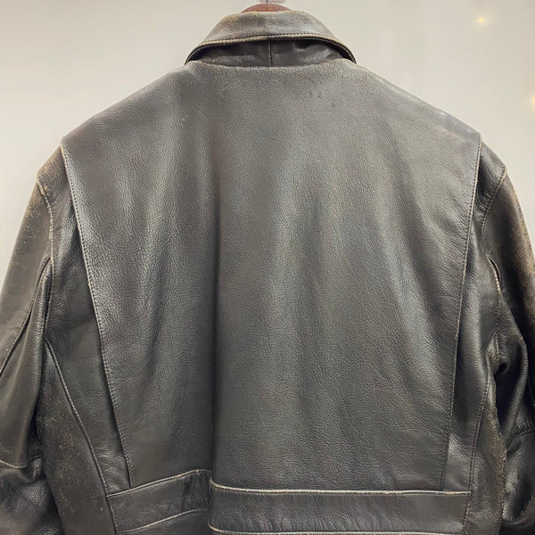 【曜日割引対象外】 ハーレーダビッドソン HARLEY-DAVIDSON USA製 SCREAMIN EAGLE レザージャケット シングルライダースジャケット インナー付き ジャケット ブラック 38サイズ 201MT-4532 VB