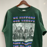 【曜日割引対象外】 ヴィンテージ vintage 90's 00's TULTEX RAGE AGAINST THE MACHINE USA製 Tシャツ グリーン XLサイズ 201MT-3846 VB