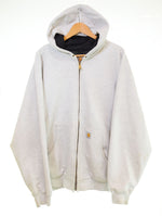 カーハート carhartt スウェットジップアップパーカー 裏地メッシュ グレー パーカ グレー 103MT-2843