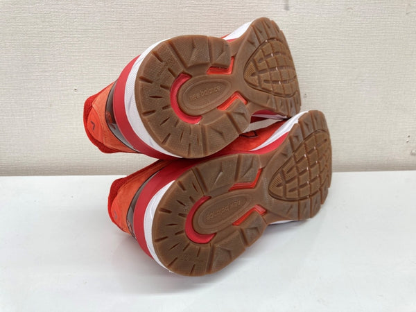 ニューバランス new balance 20年製 M990 MS5 ENCAP ABZORB N-durance Vシリーズ スエード ランニング ローカット シューズ 赤 M990MS5 メンズ靴 スニーカー レッド 27.5cm 104S-963