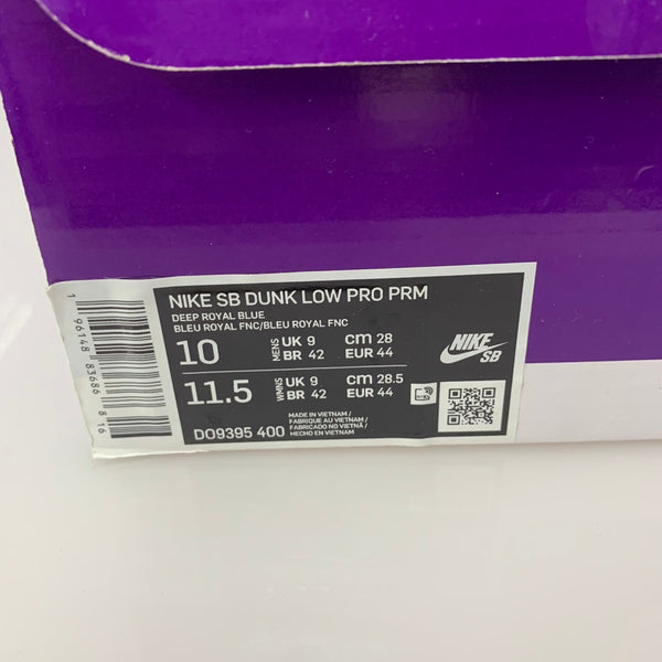 ナイキ NIKE NIKE SB DUNK LOW PRO PRM D09395-400 メンズ靴 スニーカー ブルー 28.0cmサイズ 201-shoes1534