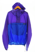パタゴニア PATAGONIA ハーフジップ プルオーバー アノラック ナイロンジャケット 紫 ジャケット パープル LLサイズ 103MT-2284