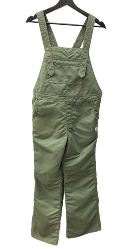 ボーダーズアットバルコニー BORDERS at BALCONY 22ss ナイロン NYLON サロペット オールインワン OVERALLS 日本製 ワンポイント KHAKI 緑 SIZE38 BD2211-3G-31 つなぎ・オーバーオール ロゴ カーキ 104LB-24