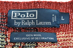 ラルフローレン RalphLauren エルボーパッチニット ショルダーパッチ MNBLSWEM3P00032 セーター マルチカラー Lサイズ 103MT-2542