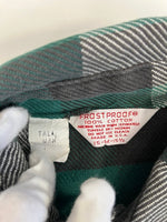 フロストプルーフ FROSTPROOF 70s～ Vintage ヴィンテージ コットン ネルシャツ チェックシャツ  US古着 緑系 長袖シャツ グリーン Mサイズ 101MT-4091