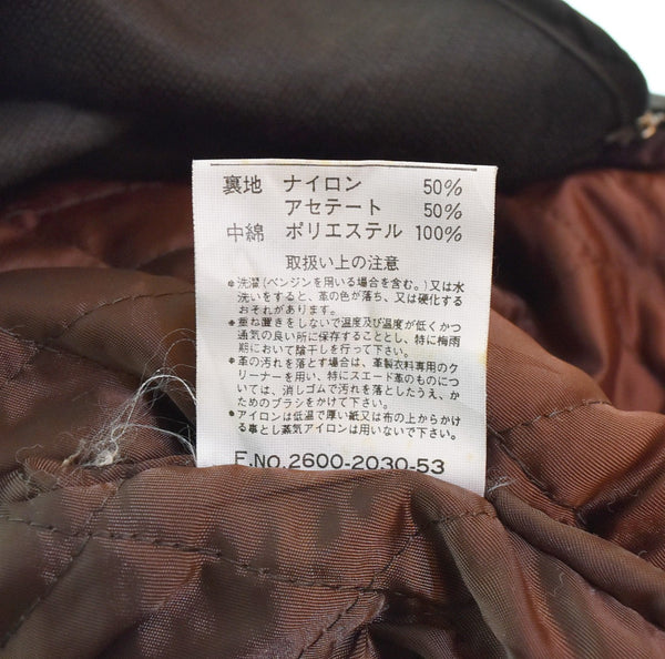 ラッキーストライク LUCKY STRIKE G-1 Flight Jacket SHEEP SKIN LEATHER JACKET フライト ジャケット レザー 襟 ボア ボアライナー 7571-5385 L ジャケット ブラウン 103MT-3182