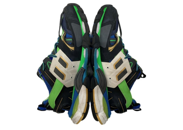 バレンシアガ BALENCIAGA Track Sneaker トラック スニーカー スポーツ メッシュ ローカット シューズ 青 542023 メンズ靴 スニーカー ブルー 27cm 104S-1078