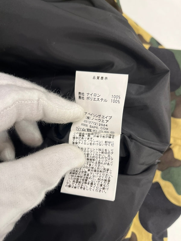 ア ベイシング エイプ A BATHING APE 1ST CAMO 2ND FULL ZIP HOODIE ナイロンジャケット カモフラ 001LJG301001X ジャケット マルチカラー Lサイズ 101MT-5300