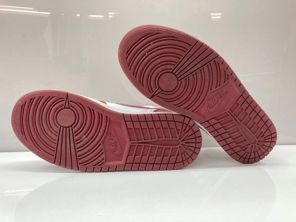 ナイキ NIKE 24年製 AIR JORDAN 1 RETRO HIGH OG TEAM RED エア ジョーダン レトロ ハイ チーム レッド AJ1 シューズ 白 赤 DZ5485-160 メンズ靴 スニーカー レッド 27cm 104S-967