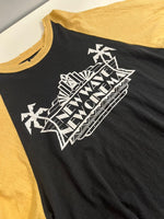 ダイリク DAIRIKU New Raglan Tee ニュー ラグラン Tシャツ 黄 23SS C-5 ロンT イエロー Lサイズ 101MT-4555