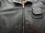 ヴィンテージ vintage 70s 80s Pilot Leather Jacket パイロット レザージャケット 黒 ジャケット ブラック Lサイズ 103MT-1416