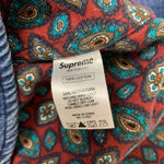 シュプリーム SUPREME flannel lined twill shirt 長袖シャツ ブルー XLサイズ 201MT-2967