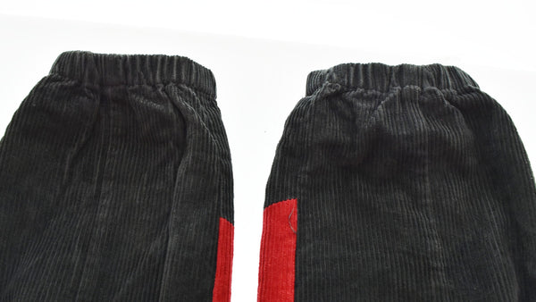 サプール SAPEUR コーデュロイ トラックパンツ 黒 ボトムスその他 ブラック LLサイズ 103MB-504