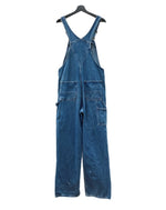 カーハート Carhartt DENIM OVERALL デニム オーバーオール ジップフライ アウトドア 薄手 ワーク つなぎ オールインワン インディゴ 青 ロゴ R07-DST つなぎ・オーバーオール ブルー サイズ 32 104MB-314