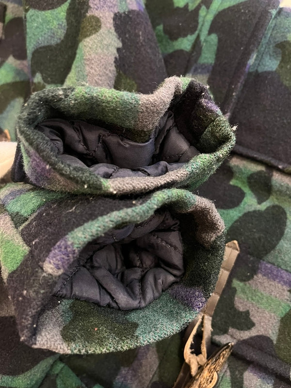 ア ベイシング エイプ A BATHING APE ダッフルコート カモフラ 迷彩 猿