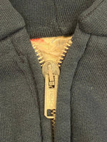 ヴィンテージ vintage 裏サーマル パーカー IDEAL ZIP MADE IN USA アメリカ製 パーカ ネイビー Mサイズ 101MT-4896