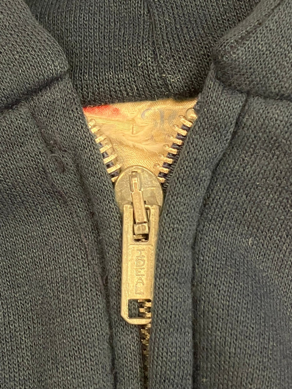 ヴィンテージ vintage 裏サーマル パーカー IDEAL ZIP MADE IN USA アメリカ製 パーカ ネイビー Mサイズ 101MT-4896