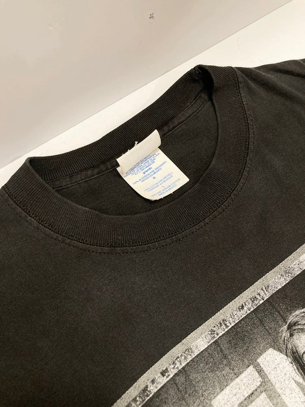 バンドTシャツ BAND-T Kurt Cobain カート コバーン TEENAGE 2002 THE END OF MUSIC ヴィンテージ 黒 Tシャツ プリント ブラック Lサイズ 101MT-2402