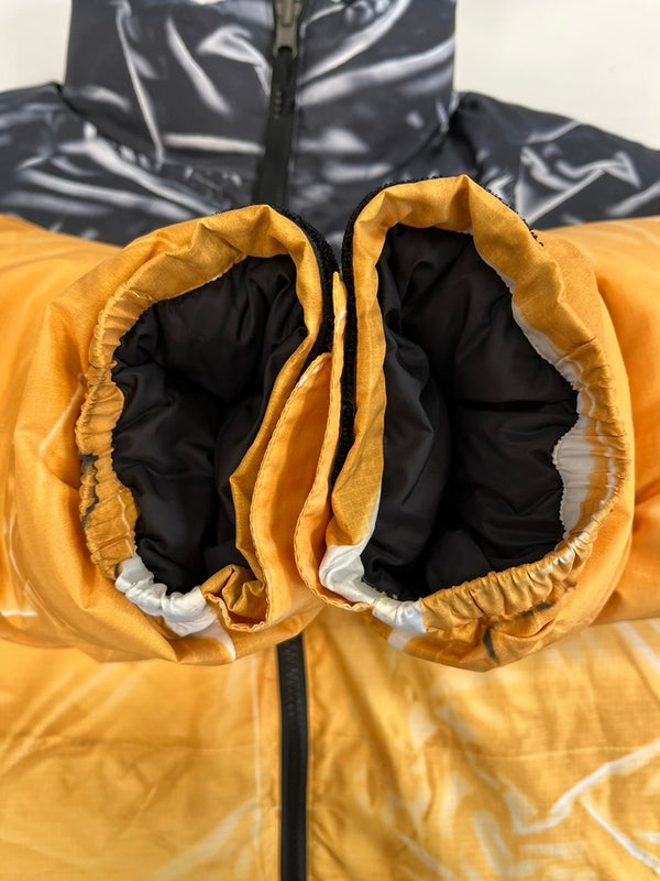 シュプリーム SUPREME 23SS ×THE NORTH FACE Printed Nuptse Jacket ノースフェイス プリンテッド ヌプシ ダウンジャケット ND02300I ジャケット イエロー Mサイズ 101MT-4414