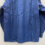 ラルフローレン Ralph Lauren 90's CHAPS チャップス FRONTIER デニムシャツ 長袖シャツ ブルー Lサイズ 201MT-3310
