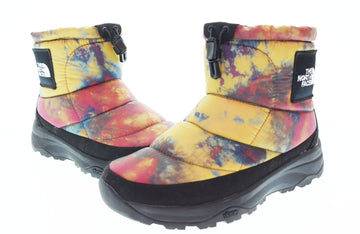 ノースフェイス THE NORTH FACE NUPTSE BOOTIE WP LOGO SHORT SE アイスダイプリントヌプシブーティウォータープルーフロゴショート NF52271 レディース靴 ブーツ その他 ブラック 24cm 103S-876