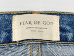 フィアオブゴッド FEAR OF GOD 4th Collection Selvedge Denim Vintage Indigo Jean セルビッジ デニム ヴィンテージ インディゴ ジーン 青 無地 デニム ブルー 104MB-318