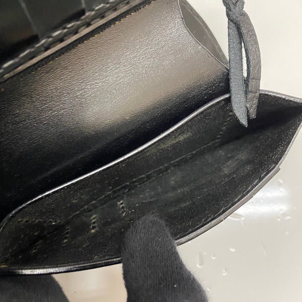 【曜日割引対象外】 レザーアイテム Leather items ショートウォレット 財布・ケース メンズ財布 ブラック 201goods-806 VB