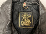 トリプルシックス 666 DOUBLE LEATHER RIDERS JACKET ダブル レザー ライダース ジャケット アウター バイカー 黒 サイズ 40 ジャケット 無地 ブラック 104MT-925