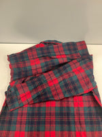 ペンドルトン PENDLETON 70's 70年代 ウール チェックシャツ ボードシャツ  ネルシャツ 開襟 オープンカラー ボックス vintage ヴィンテージ MADE IN USA アメリカ製  長袖シャツ レッド Lサイズ 101MT-5357