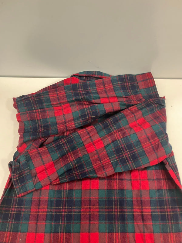 ペンドルトン PENDLETON 70's 70年代 ウール チェックシャツ ボードシャツ  ネルシャツ 開襟 オープンカラー ボックス vintage ヴィンテージ MADE IN USA アメリカ製  長袖シャツ レッド Lサイズ 101MT-5357