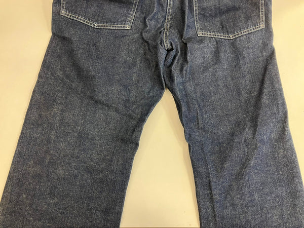 クーティー COOTIE PRODUCTIONS シンチバック デニム ワークパンツ ペインターパンツ ベイカーパンツ マリンパンツ ボタンフライ パッチポケット デニム ブルー Mサイズ 101MB-626