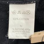 ア ベイシング エイプ A BATHING APE 00s ジップ フーディー ベスト スワロフスキー zip hoodie vest SWAROVSKI ノースリーブパーカー ブラック Lサイズ 201MT-4614