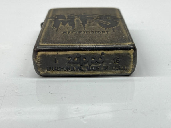 ジッポー ZIPPO 16年製 × MY FIRST STORY マイ ファースト ストーリー MFS オイルライター USA製 金 その他 ロゴ ゴールド 104Z-10