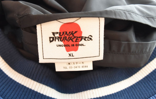 パンクドランカーズ PUNK DRUNKERS ガイガン ヘドラ リバーシブル スカジャン ネイビー ジャケット ネイビー LLサイズ 103MT-2142