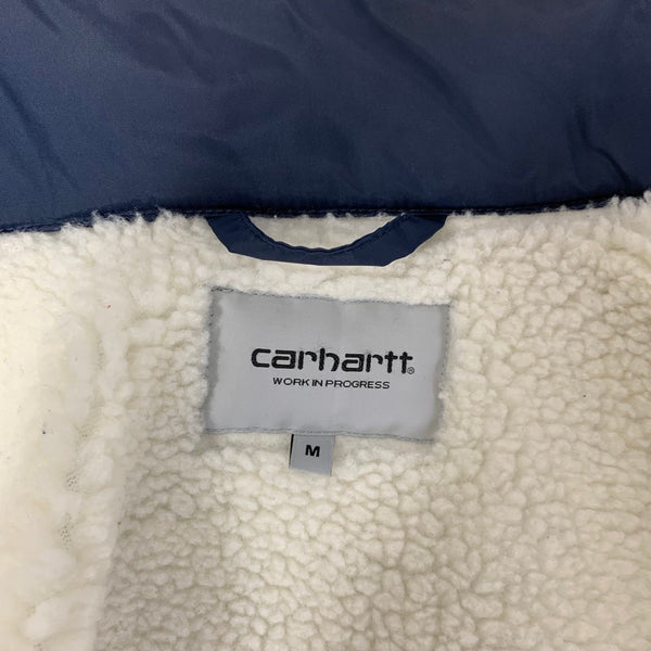カーハート Carhartt WIP コーチジャケット 内ボア ナイロン ジャケット ネイビー Mサイズ 201MT-4581