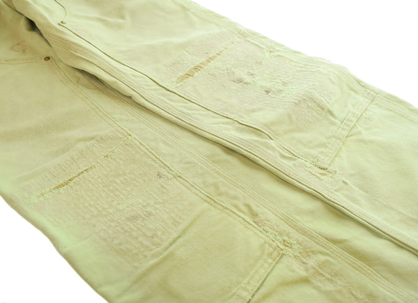 カーハート Carhartt 90s ダブルニーペインターパンツ レアカラー Made in USA 90's USA製 襤褸 雰囲気 ボトムスその他 グリーン 103MB-677
